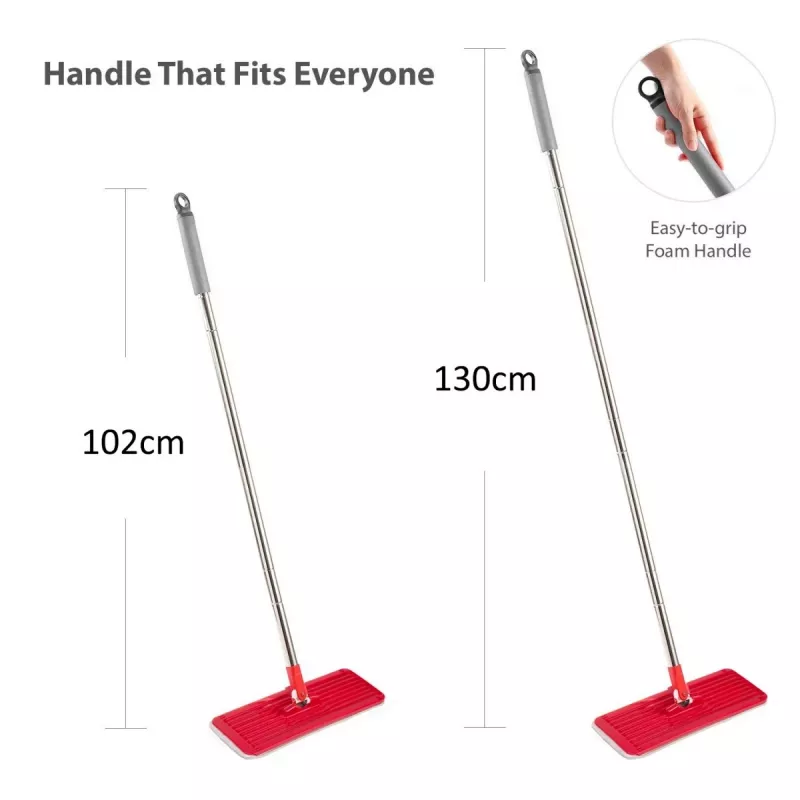 GB870 MaxiClean Flat Mop Set with 2 in 1 Cleaning Bucket 5.7L Mop Set Floor Wiper Mop Cleaning System Cleaner 360 Rotating Mop Head
