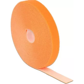 Hook/Loop Fastener DeLOCK 18748 Orange 20mm 10m