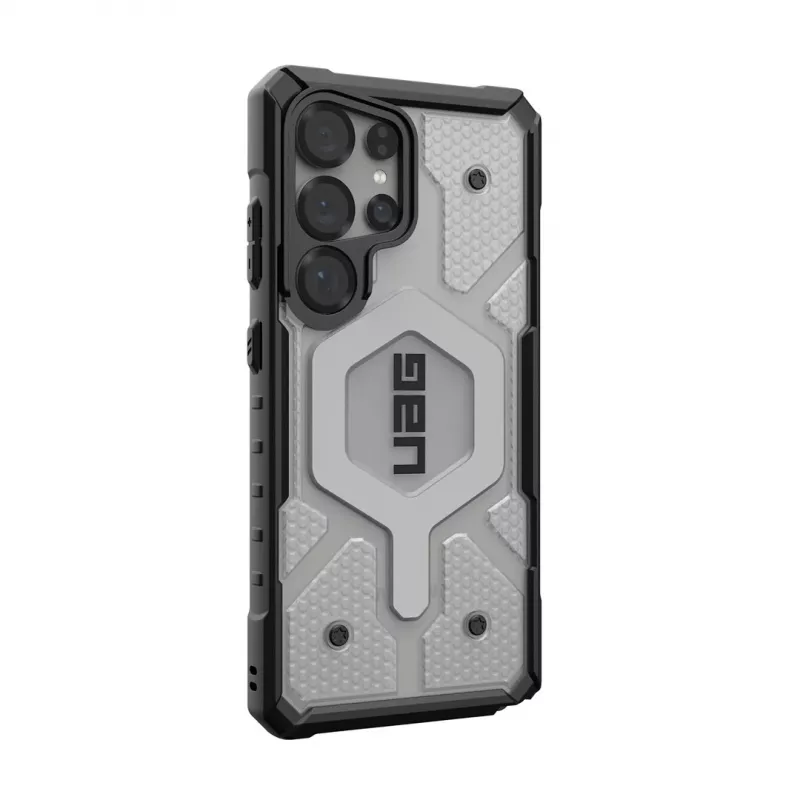 Urban Armor Gear Pathfinder Clear mobile phone case 17.3 cm (6.8) Cover Black, Silver