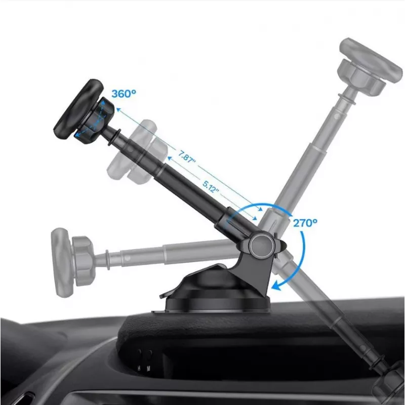 Phone holder Tellur MUM Magnetic Suction Cup Adjustable Black — magnetic adjustable mobile phone mount