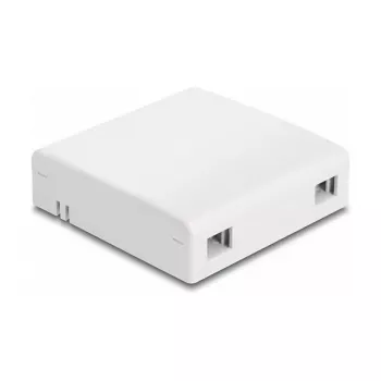 DeLOCK Optical Fiber Connection Box 2 x SC Simplex LC Duplex White