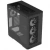 Computer Case AEROCOOL D520A Midi-Tower ATX Tempered Glass RGB — black