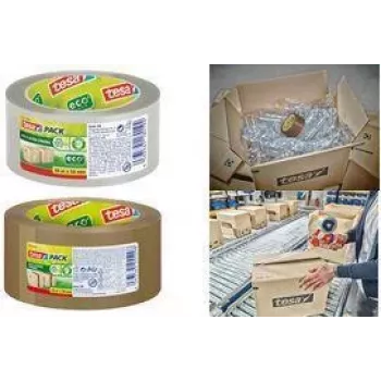 tesa ECO & ULTRA STRONG 58299-00000-00 packing tape pack® eco & ultra strong brown (L x B) 66 m x 50 mm 1 pc(s) (58299-00000-00)