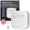 Smoke detector with battery Tuya WiFi LED