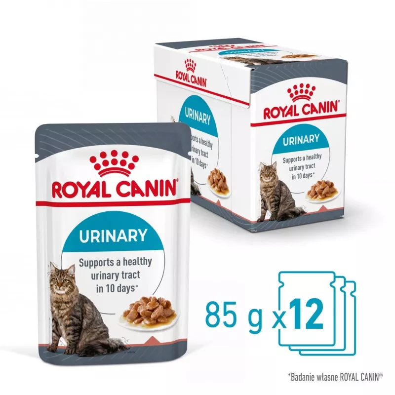 Wet cat food Royal Canin Urinary Care adult poultry 85 g sachet (12-pack)