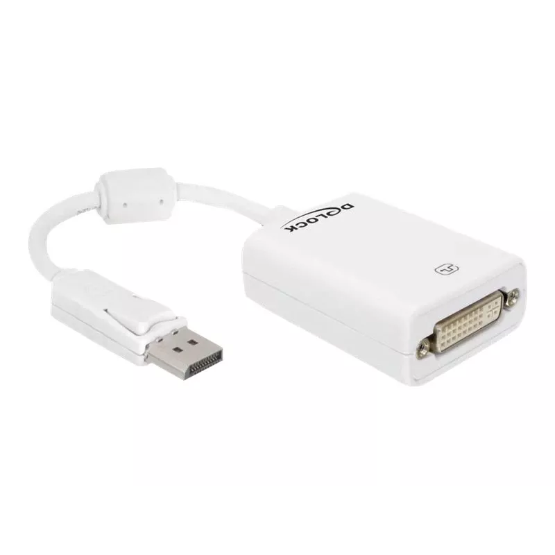 Video cable adapter DeLOCK 61765 DisplayPort to DVI-I 0.125 m