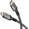Goobay 65268 Video Cable-Adapter 1 m DisplayPort HDMI Grey (65268)