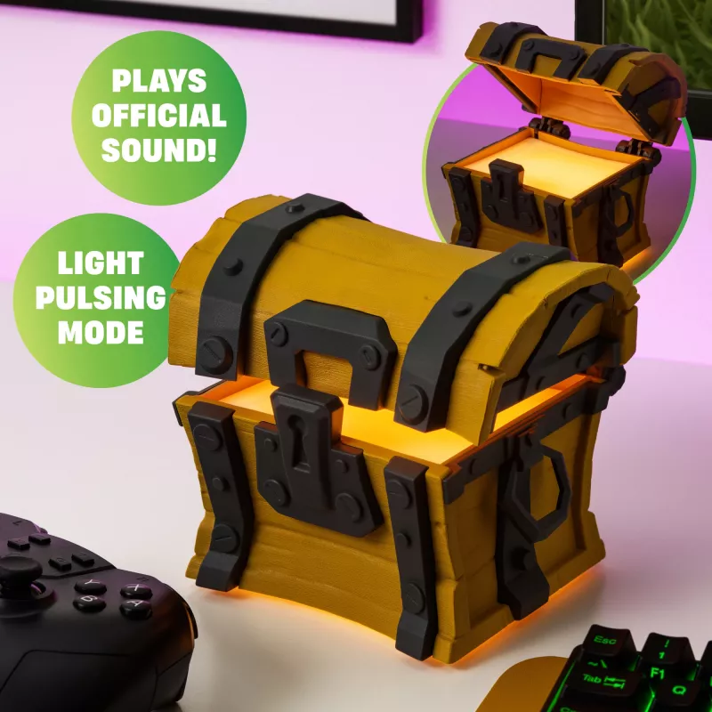 Table lamp Paladone Fortnite Chest Light – themed LED novelty light
