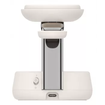 Wireless USB Charger Belkin Qi2 WIZ040KQSD — 25W, USB power, 1.5 m cable, white, for smartphone smartwatch headphones fitness tracker