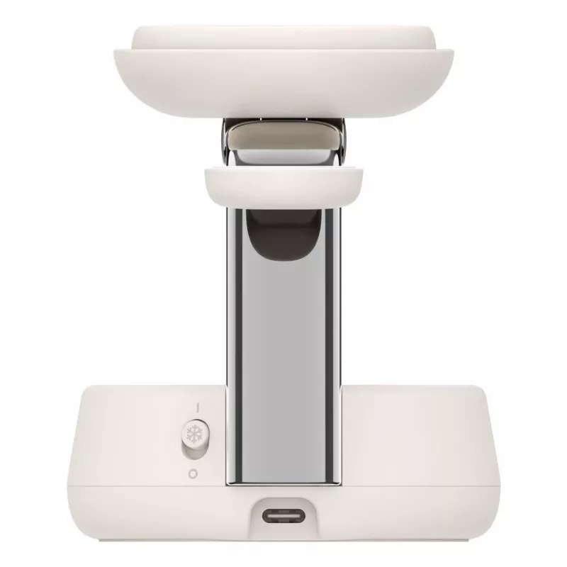 Wireless USB Charger Belkin Qi2 WIZ040KQSD — 25W, USB power, 1.5 m cable, white, for smartphone smartwatch headphones fitness tracker
