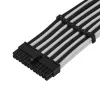 ATX extension cable SILVERSTONE SST-PP07E-MBBW 30 cm black/white