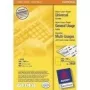 Self-adhesive printer label Avery Coloured Labels Yellow 105 x 148 mm
