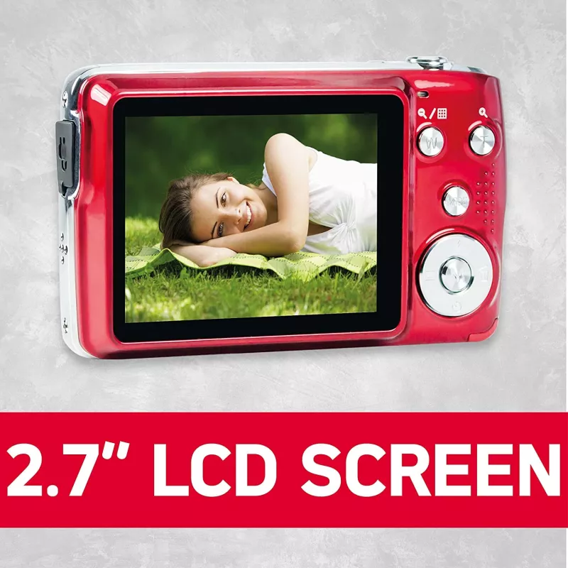 AgfaPhoto Compact Realishot DC8200 1/3.2 Compact Camera 18 MP CMOS 4896 x 3672 Pixel Red (DC8200RD)