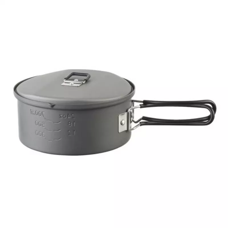 Pot ESBIT PT1100HA camping cookware — Aluminium pot 1.1 L, Ø14.8 cm, 227 g, black
