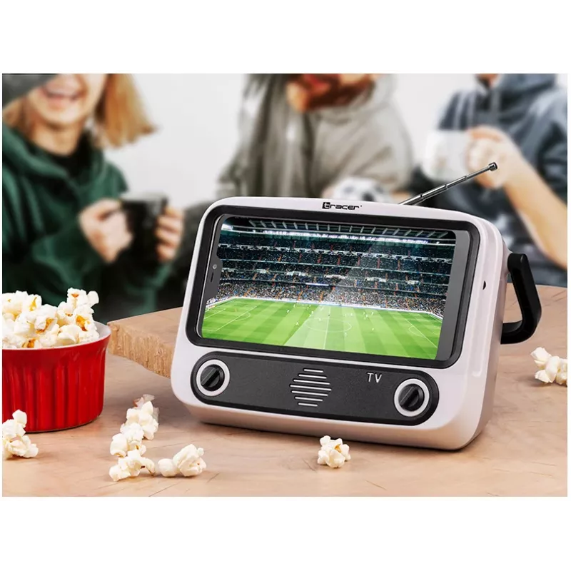 Mobile Stand TRACER T-MLX48046 with Bluetooth speaker, adjustable phone/tablet holder