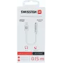 SWISSTEN Lightning to 3.5 mm audio adapter SW-LIGHT-3.5MM-W, 15 cm cable