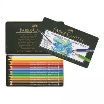 Colored watercolor pencils Faber-Castell Albrecht Dürer Multi 12 pcs, multicolour