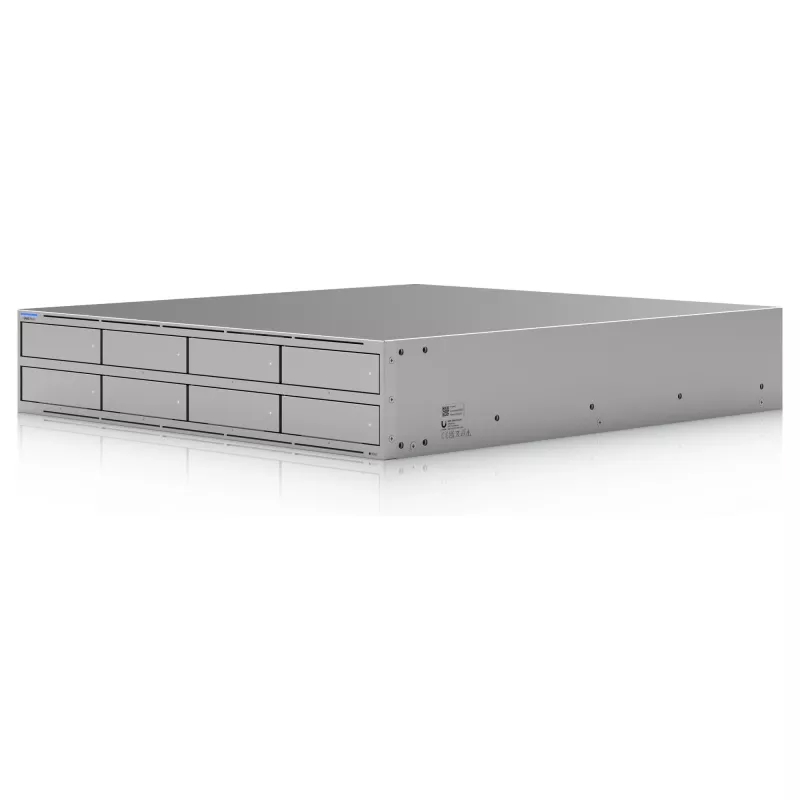 Ubiquiti UniFi UNAS Pro 8 Network Storage, 2HE, rackmount, 10 Gbps, 8x HDD / 2x M.2 Slots UniFi Integrations (UNAS-PRO-8)
