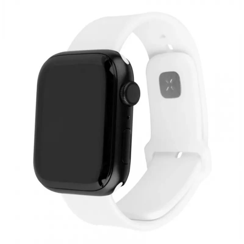 Watch strap FIXED Sporty Strap Set FIXSST2-1029‑WH for Apple Watch Ultra 49mm White silicone