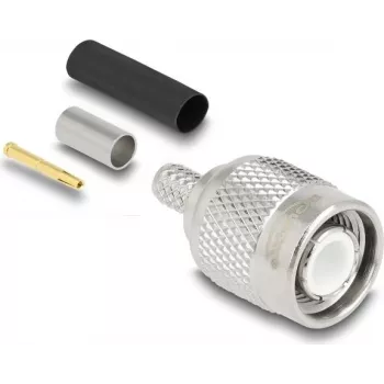 Coaxial connector TNC DELOCK 91765 — TNC male/female connector for coaxial cables
