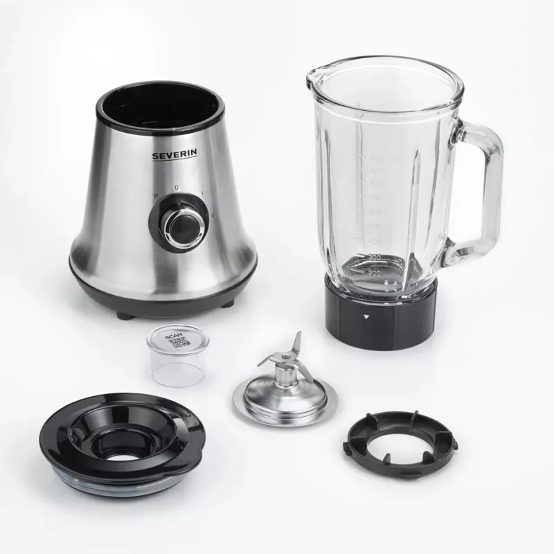 Severin SM 3734 tabletop blender Black - Stainless Steel 1l 500W Mixer (SM 3734)