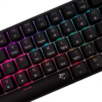 Mechanical gaming keyboard White Shark Shinobi-2 with Red switches, Black, US layout