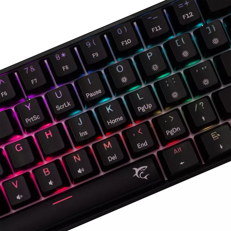 Mechanical gaming keyboard White Shark Shinobi-2 with Red switches, Black, US layout