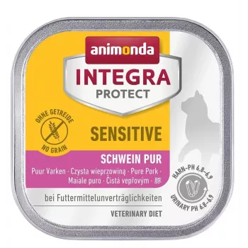 Wet cat food animonda ANIMONDA Integra Protect 100 g — pork, grain-free, for adult cats, supports digestion