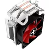 Xilence A402 Processor Cooler 9.2 cm Black, Red, Silver