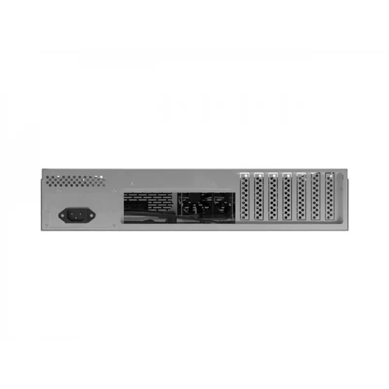 Rack Chassis Lanberg SC01-5202-12B 2U Black 3 Fans HDD+SSD