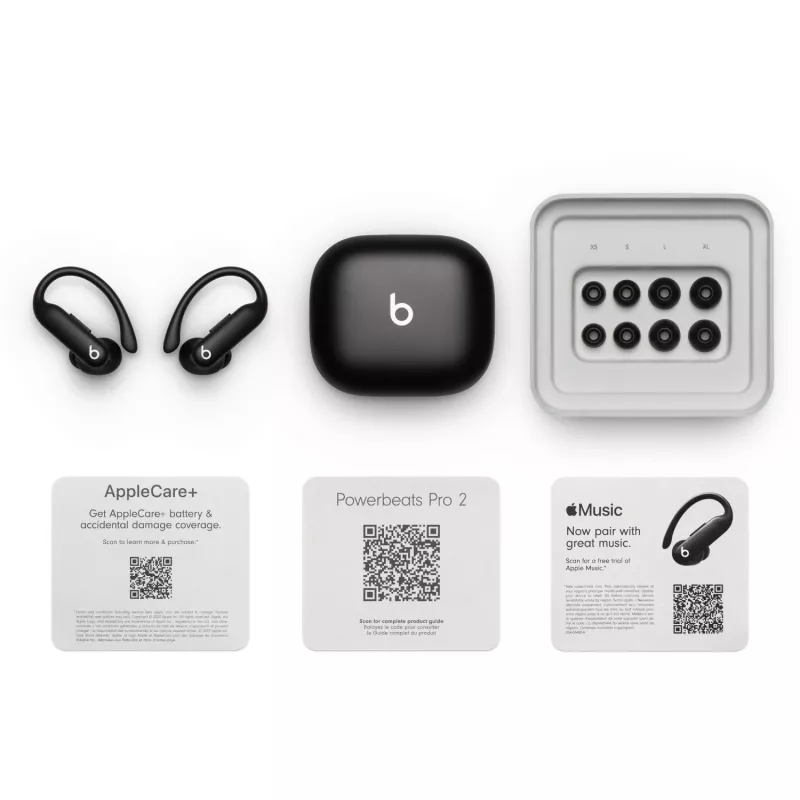 Beats Powerbeats Pro 2 Headphones, Diamantblack, In-Ear, Wireless, MX723ZM/A