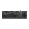 NATEC KEYBOARD TROUT SLIM USB, US LAYOUT, BLACK