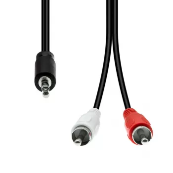 Audio cable ProXtend M32XRCA-02 3-pin to 2×RCA male–male
