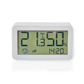 Nedis ZBSC30WT - Smart Climate Sensor - Zigbee 3.0 - Battery power - Android - IOS - White