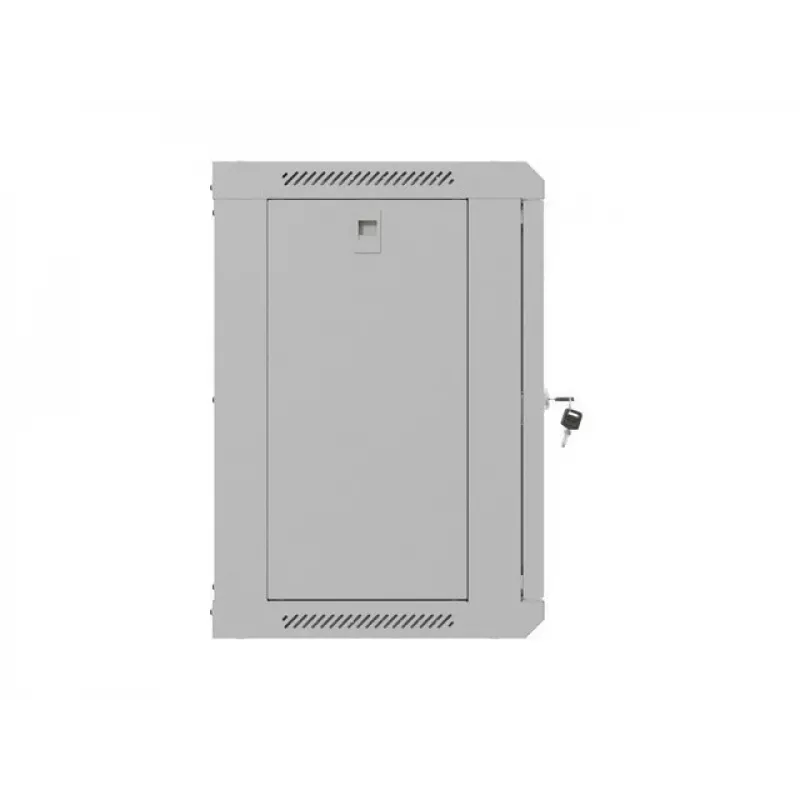 Lanberg WF03-5309-10S 9U Wall-Mount Rack Cabinet 19 inch 540x350 mm Grey Tempered Glass Door Flat-Pack