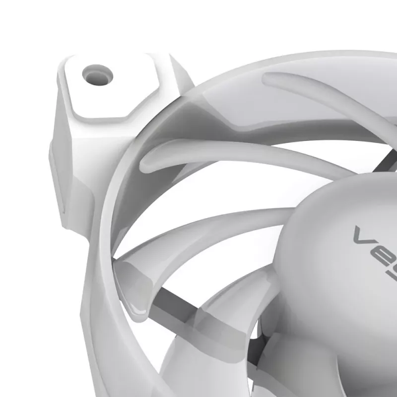 AKASA VEGAS A12 120mm ARGB Case Fan - White