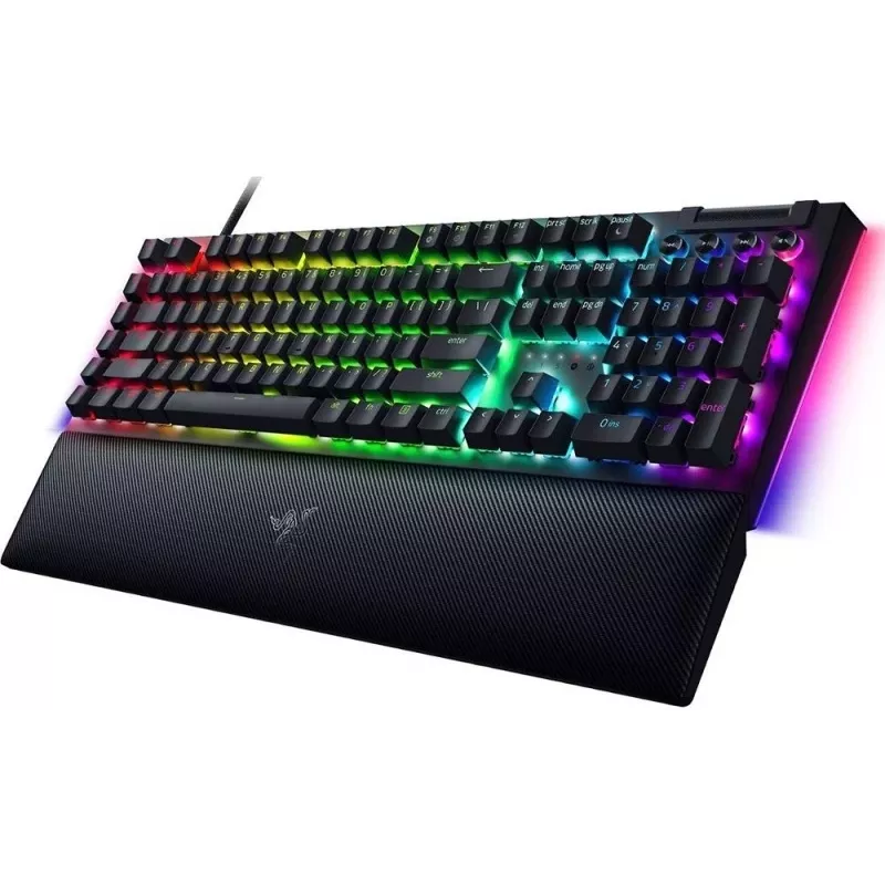 Razer BlackWidow V4 Mechanin? klaviat?ra žaidimams, Green Switch, US išd?stymas, su laidu, Juodas