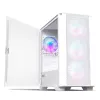 Montech AIR 100 ARGB MICRO-ATX Tower with Four ARGB Fans Pre Installed, Ultra-Minimalist Design, Fine Mesh Front Panel, High Airflow, Unique Side