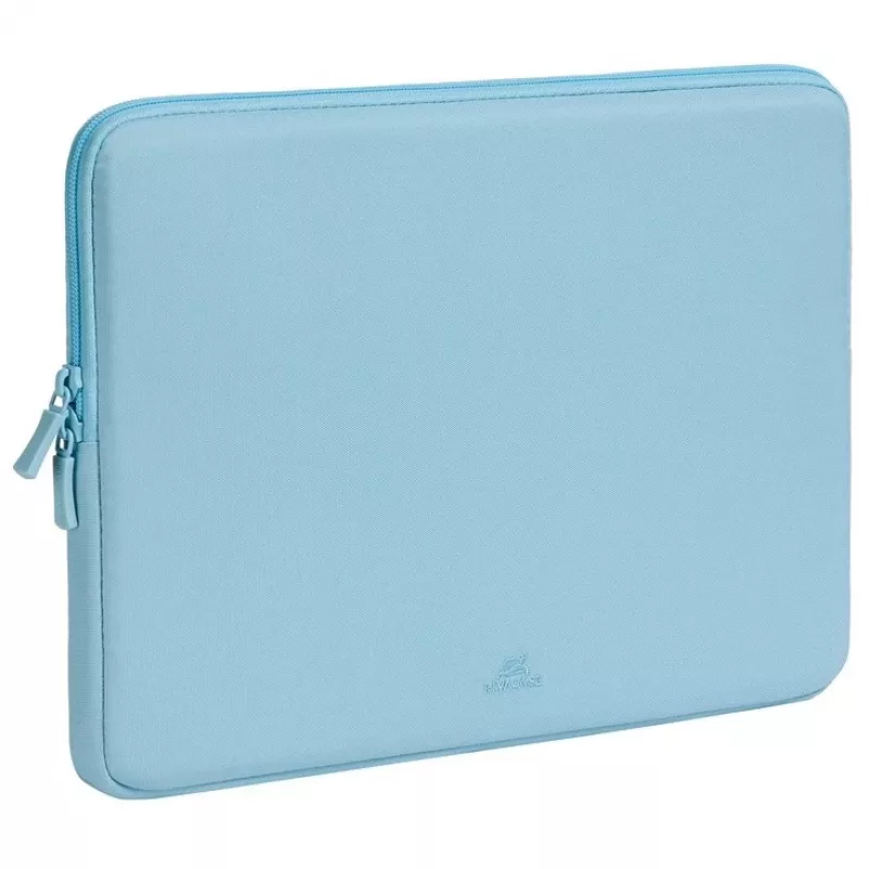 Laptop sleeve Rivacase Riva Szuzuka 14 inch Pastel Blue — protective neoprene case for 14 inch laptops