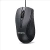 DICOTA - Mouse - right- and left-handed - Laser - 3 Buttons - Wired - USB - Black (D32011)
