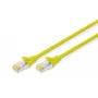 Patch Cord Digitus CAT 6A S/FTP DK-1644-A-0025/Y 0.25m Yellow