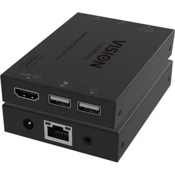 Vision TC-HDMIIPRX/3 - KVM-/Audio-/Infrared-Extension - Receiver - over CAT 6 - USB - to 150 m
