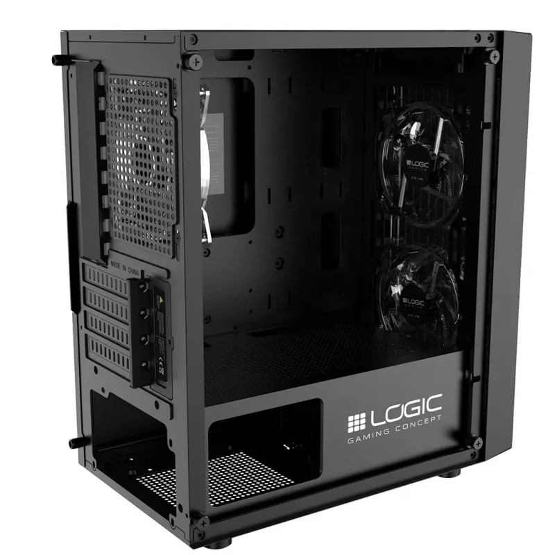 Logic Atos ARGB Mini USB 3.0 Micro Tower Case, Black (AM-ATOS-10-0000000-0002)