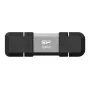 Silicon Power SP128GBUC3C51V1S USB flash drive 128 GB USB Type-A / USB Type-C 3.2 Gen 1 (3.1 Gen 1) Black, Silver
