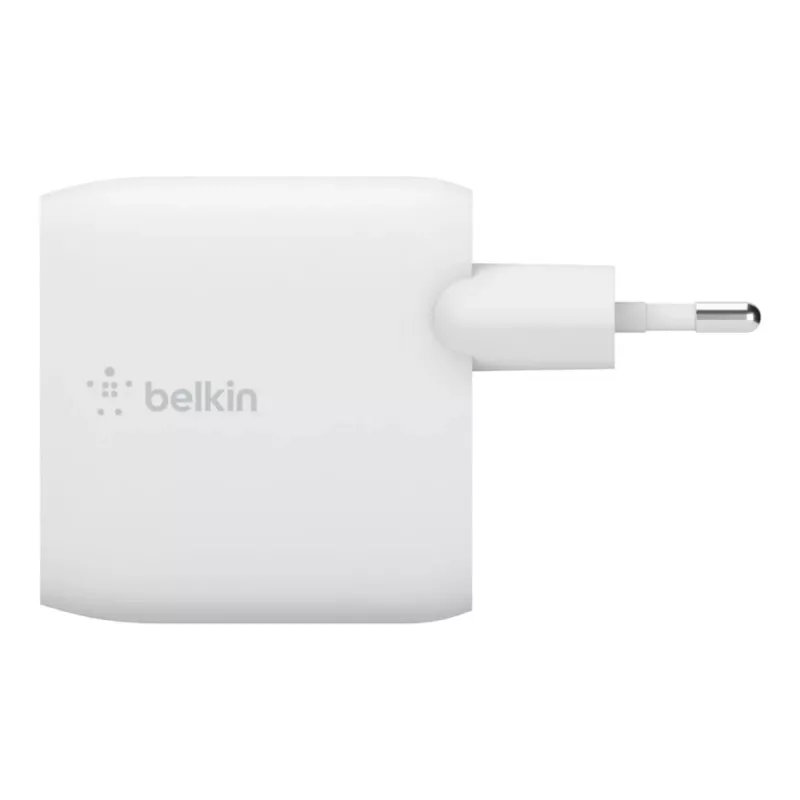 Belkin BOOST CHARGE - Power Supply - 24 Watt - QC 3.0 - 2 Output Ports (USB) - White (WCB002VFWH)