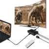 HDMI video switch MEDIA-TECH MT5207, 3x HDMI inputs, 1x HDMI output, black