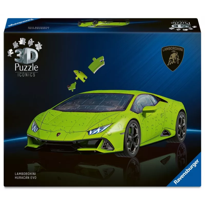 Puzzle 3D 158 pieces Lamborghini Huracan EVO green
