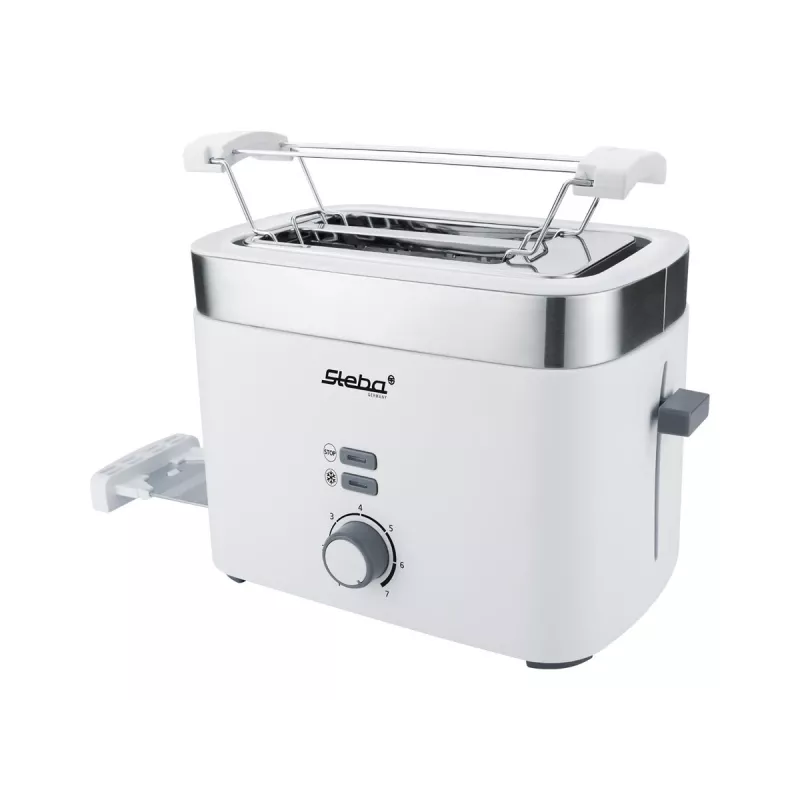Toaster Steba TO 10 BIANCO 2 slice(s) 930 W Silver White
