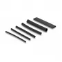 Heat shrink tube DeLOCK 20910 dual wall black 122 pieces