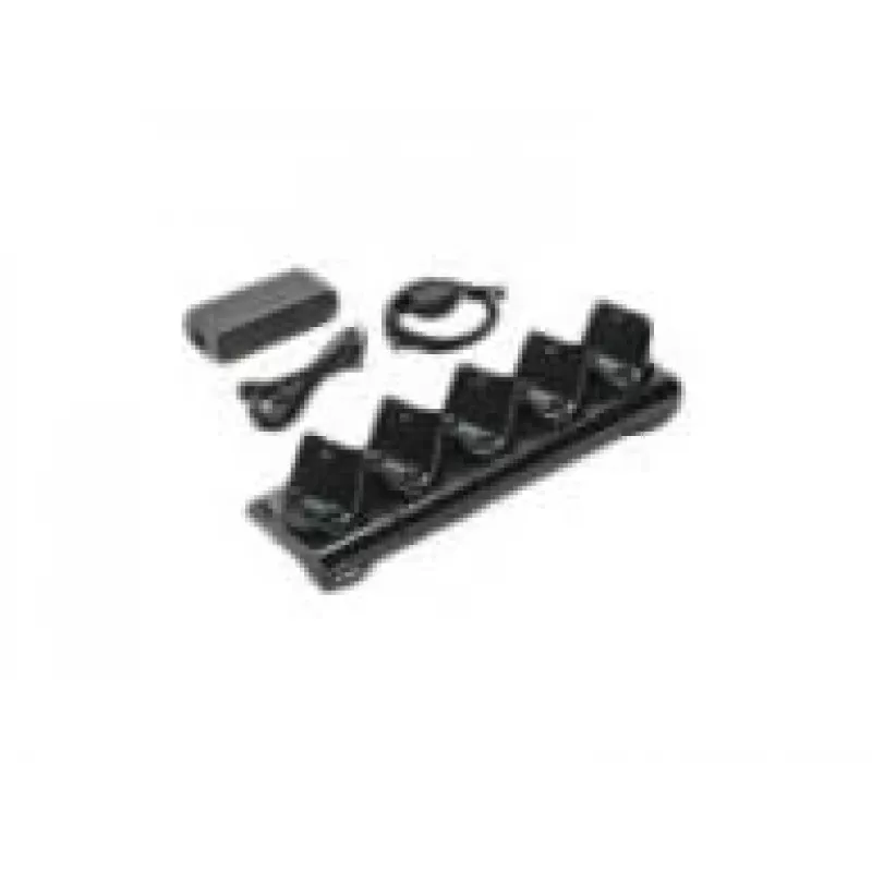 Battery charger Zebra CRD-MPM-5SCHGEU1-01, AC power, indoor, black, includes DC cable